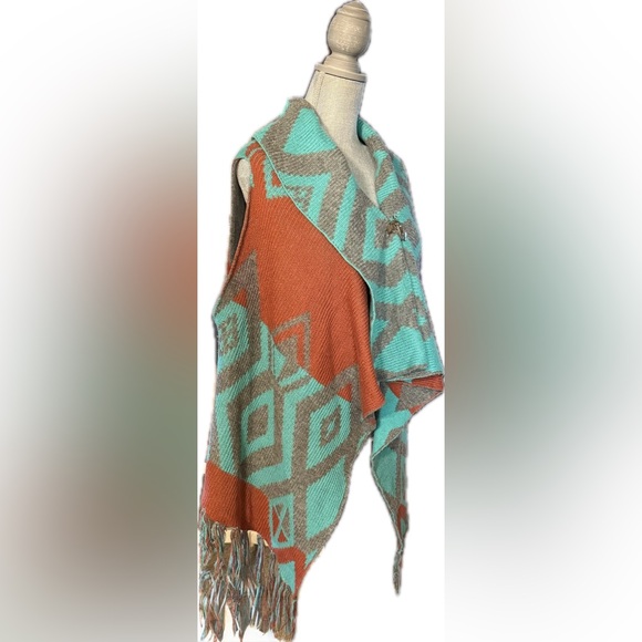 sweater vest representation Native American blanket Sz M Nice Cond! - Picture 4 of 4